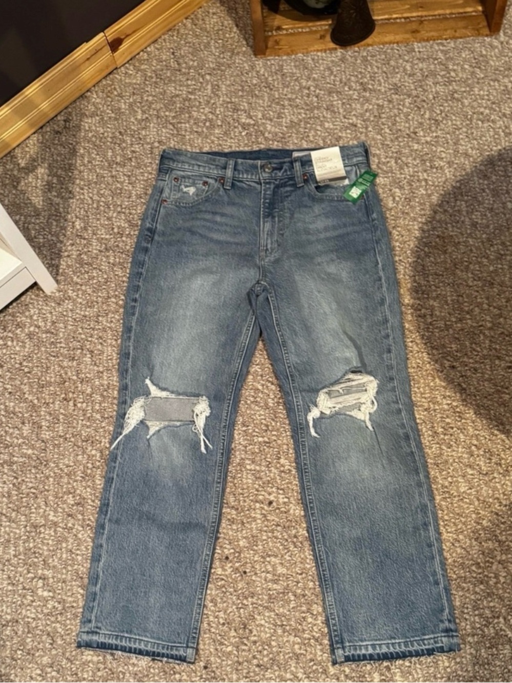 Gap High Rise Cheeky Straight Jeans